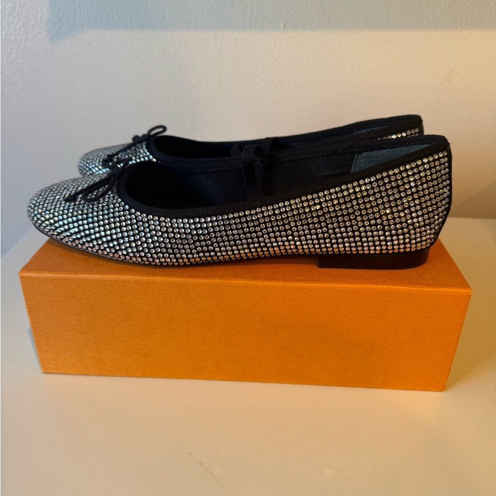 Dolce Vita Rhinestone Ballet Flats Size 10 - Picture 5 of 11
